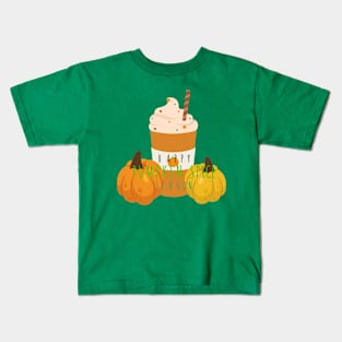 happy pumpkin spice season Kids T-Shirt